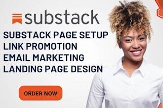 substack newsletter link promotion email template substack page setup beehiiv