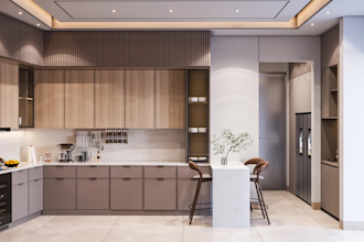 design and rendering modern kitchen interior your apartment