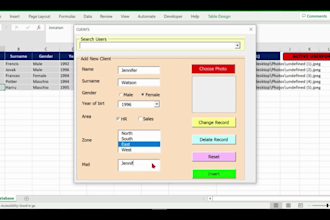build advanced excel and google sheets tools, vba macros, and dashboards