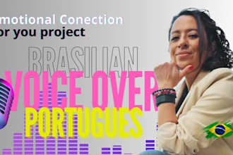 authentic and emotional brazilian portuguese voiceover