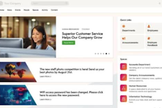 create standard sharepoint intranet website for organization or company