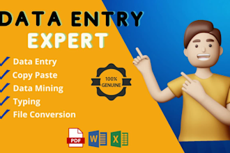 be your personal administrative virtual assistant, data entry expert