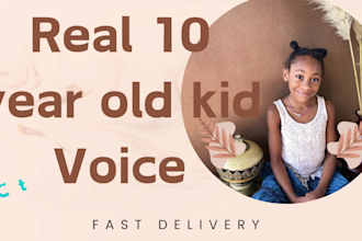offer real kid voice over