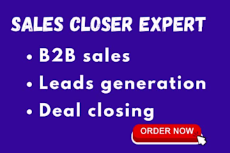 high ticket sales with expert closing and lead generation