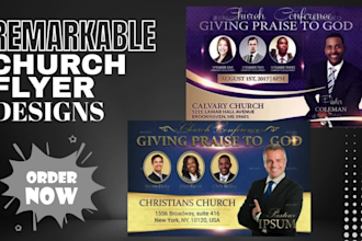 design church flyer design event flyer church trifold design social media kit