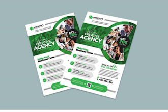 design corporate, modern business flyer, banner for you