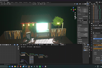 make 3d assets and props for games and animations