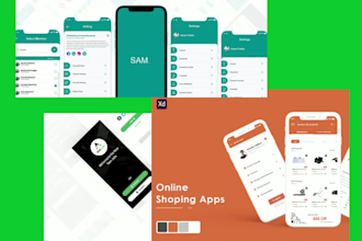 create UI UX designs for your website, mobile app