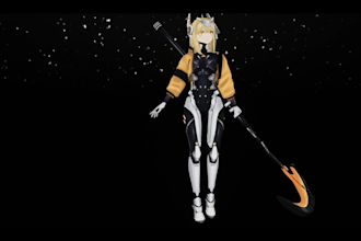 make custom 3d VR chat avatar for vtubing, vroid and game