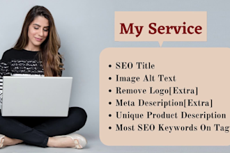 write product descriptions, shopify listing, upload products