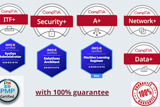 do all comptia, awz, istqb, and pmp certification