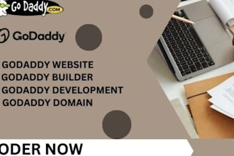design godaddy customise godaddy website with seo online store and mobile set up