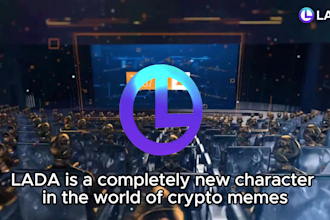 create crypto promotional video ads
