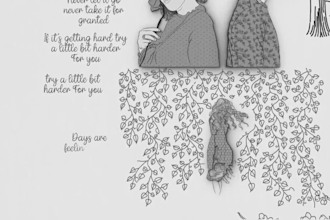 create an amazing animated hand drawn lyric music video