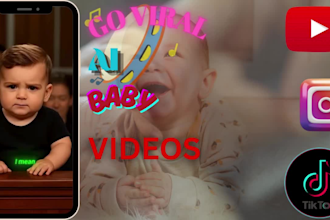 make talking baby ai podcast video that looks and sounds like you and your baby
