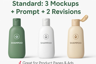 design ai product mockups for amazon and ads