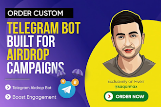 create a custom telegram bot for your airdrop campaign