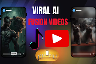do viral ai hybrid animal fusion animation ai fusion vidoes tiktok and youtube