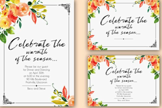 design wedding or any invitation cards