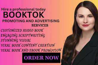 do book promotion book marketing book advertising for book on my booktok account