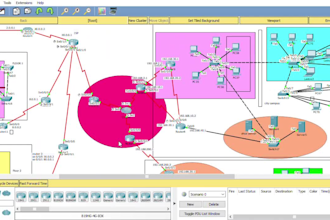 do network tasks and projects on cisco packet tracer and gns3