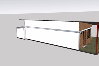 create a sketch up model o render demostrativo