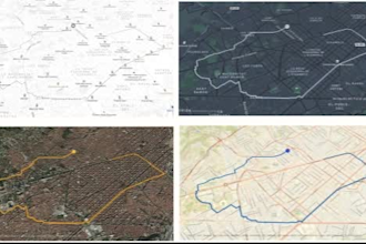 generate and animate your runningor cycling path or route
