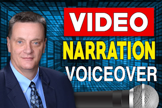 be your american male english you tube or video voiceover narrator