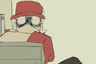 do 2d traditional animation, frame by frame animation, hand drawn , 2d line art