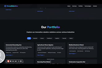 create an interactive, modern website for your business
