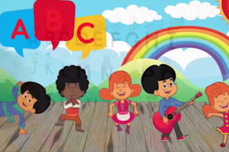 create engaging nursery rhymes and 2d animation for kids learning videos