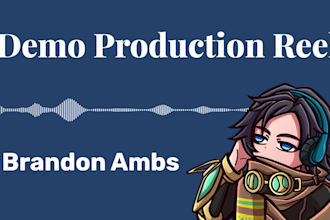 create your voice over demo reel