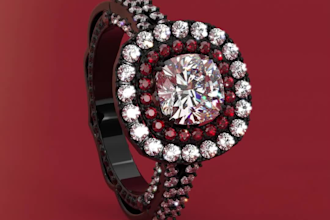 create realistic jewelry rendering and animation