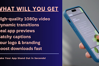 create top quality app promo videos to boost downloads