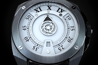 do 3d mechanical watch movement animation 3d exploded view watch animation video
