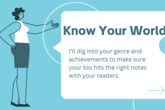 create a professional author bio