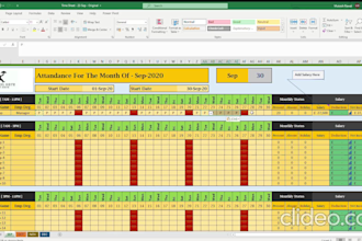 make a employer attendance dashboard