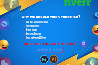 design social media post, facebook ads banner, instagram post and story
