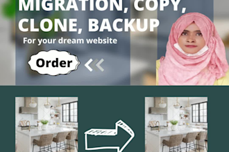 do ecommerce website migration, clone, or transfer  in 24 hours