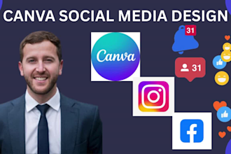 setup stunning social media post designs for instagram, facebook, and more