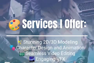 creative 3d modeling and animation services