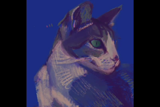 digital portrait of your dear pet