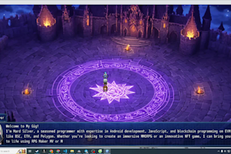 edit, create plugin, develope game for rpg maker mv or mz