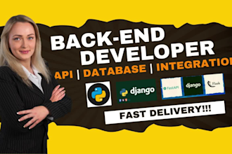 develop back end or rest apis using express js, nodejs, mongo db