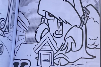 create a custom coloring book for you or your business