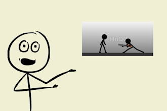 animate you stick figure, stickman animations