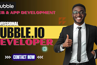 develop bubble app bubble io website bubble developer job bubble mvp saas api