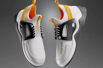 do 3d cgi footwear, 3d sneakers, 3d shoe design, cgi animation