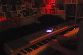 improvise on the keyboard for your track