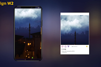 make eid ul adha greetings video for social media instagram, tiktok, whatsapp